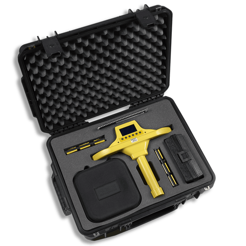 AML Pro pipeline locator kit in carrying case