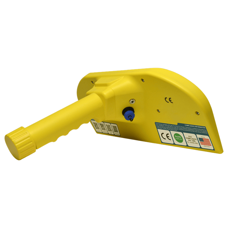 AML+ Plastic pipe finder in yellow back view