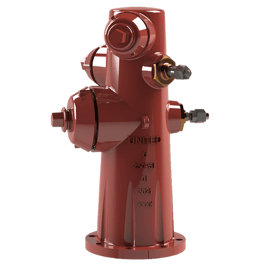 Fireflo F-08 Wet Barrel Fire Hydrant in red