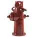 Fireflo F-08 Wet Barrel Fire Hydrant in red