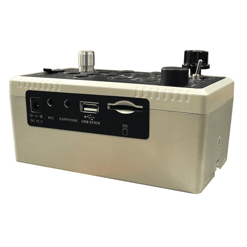 IC-23 15/16 inch plumbing camera control box side view with ports