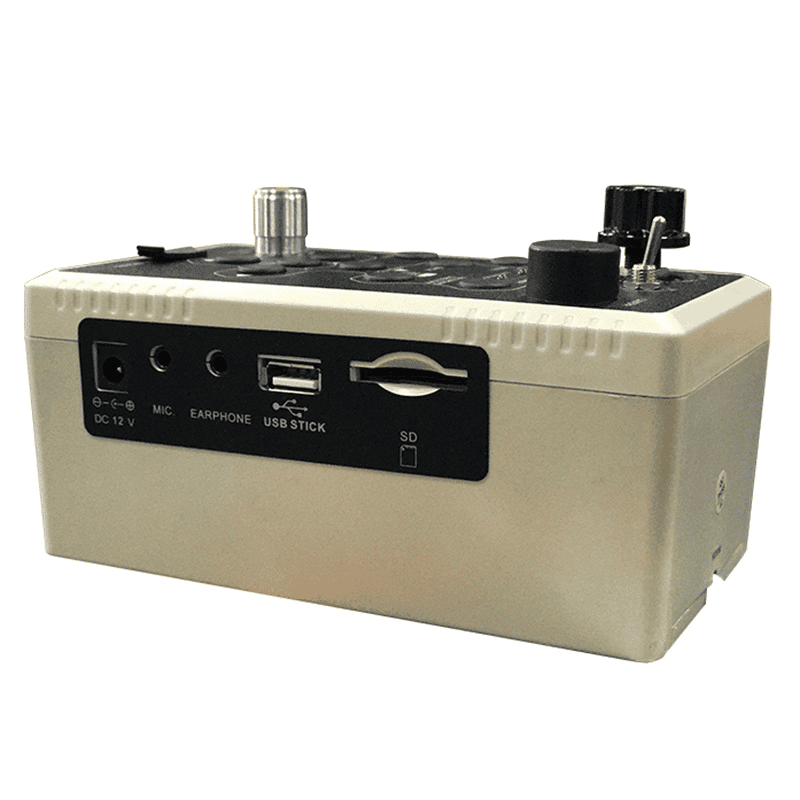 IC-28 1 and 1/8 inch Sewer Camera Control Box Side View with ports