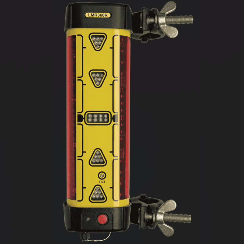 Leica LMR360 Machine Laser Receiver front view with black background