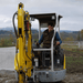 Leica LRM 240 Machine Laser Receiver On Small Backhoe