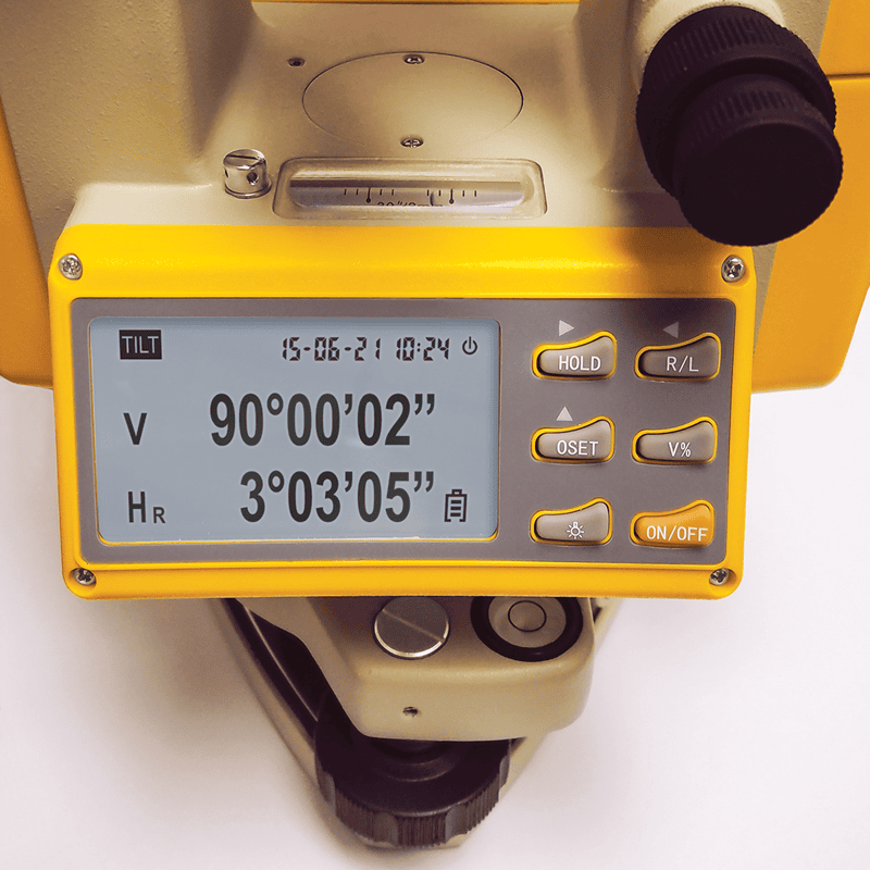 SitePro DT8-05 5 Sec. Digital Theodolite LCD Display Screen