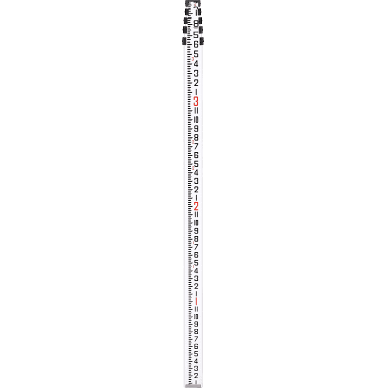 Site Pro KS 100H Horizontal Rotary Laser Aluminum Grade Level Rod in Tenths or Eighths