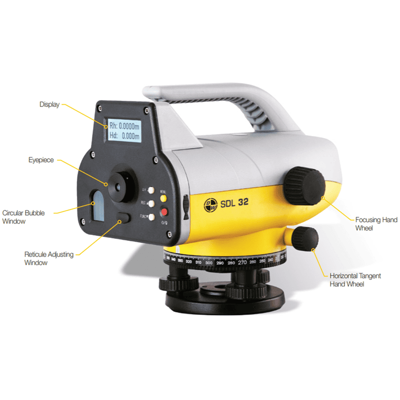 SitePro SDL 32 Digital Auto Level with Labels