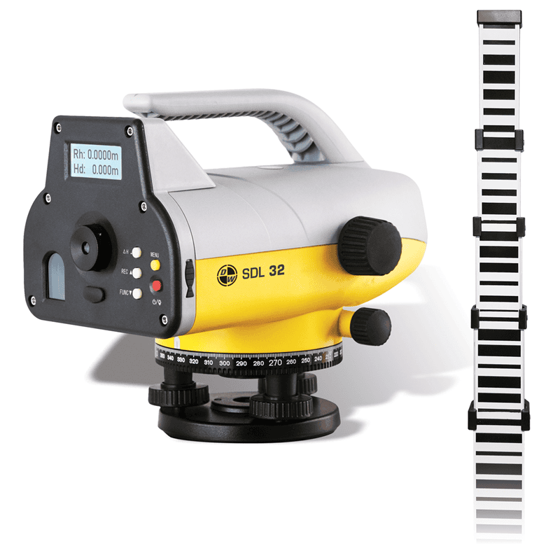 SitePro SDL 32 Digital Auto Level With Barcode Leveling Rod