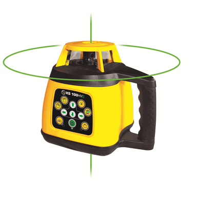 SitePro KS 100HVG Green Rotary Laser Level Front View