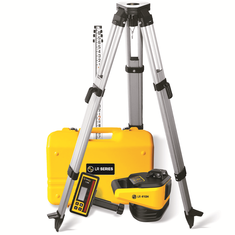 SitePro LR 410H Horizontal Laser Level Complete Kit Eighths