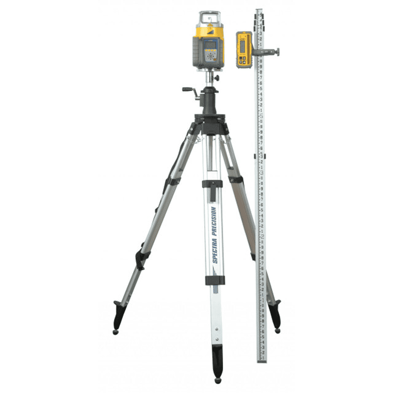 Measuring Rod and Tripod for the Spectra GL622 Dual Grade Laser