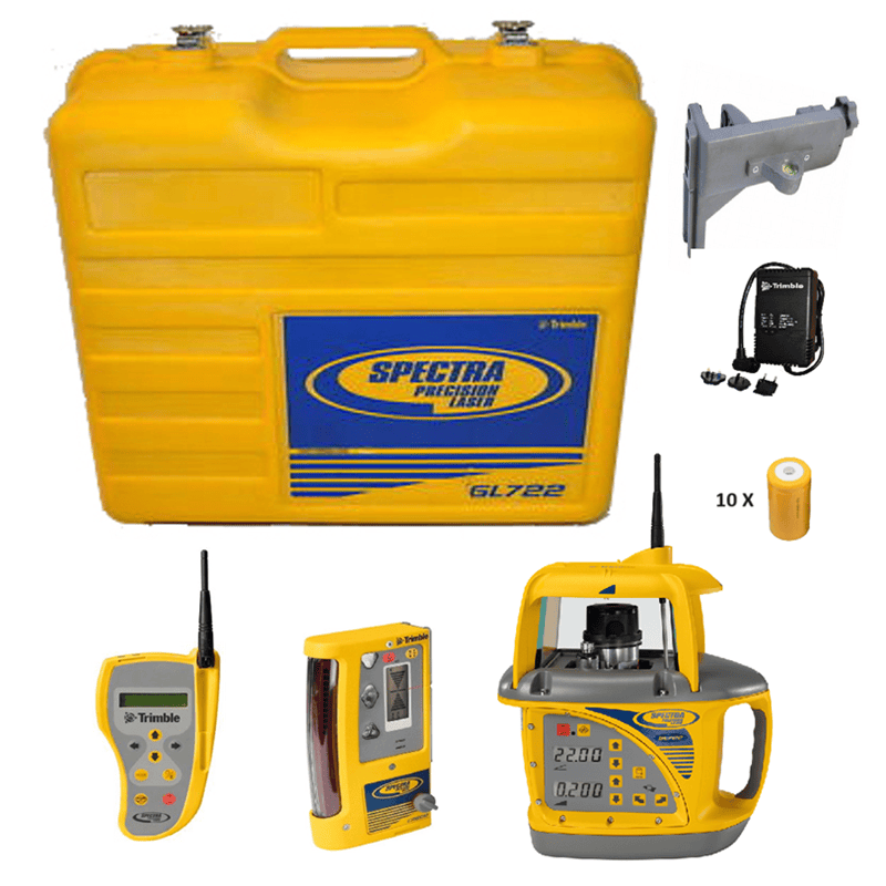 Spectra GL722 Dual Grade Laser Equipment Kit