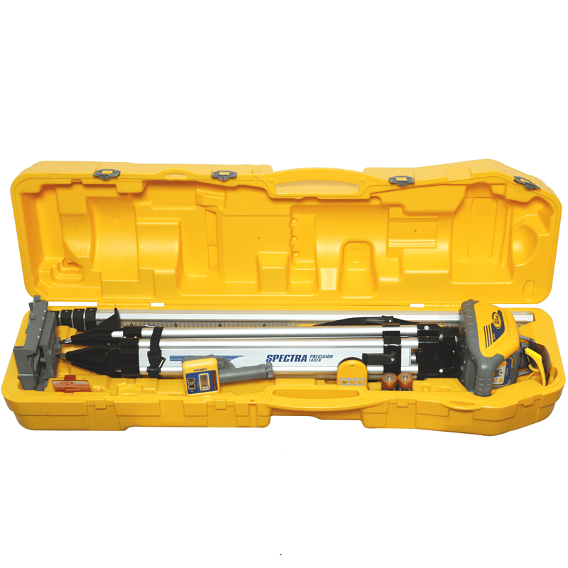 Spectra HV101 Laser Level in Equipment Case