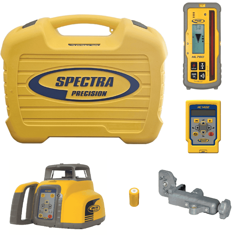 Spectra HV302 Laser Level HV302-4 Package