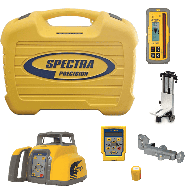 Spectra HV302 Laser Level HV302-7 Package