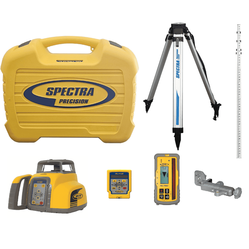 Spectra HV302 Laser Level HV302GC-2 Package